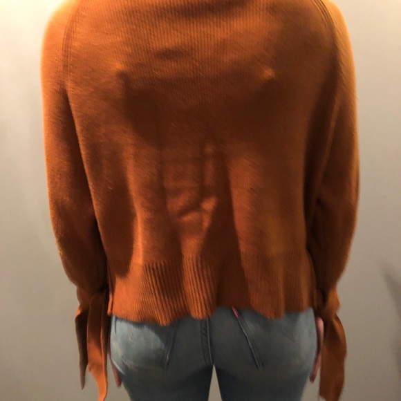 ZARA Turtleneck with Tie Sleeves, Size S - Picture 3 of 3